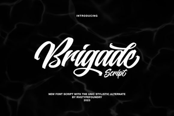 Brigade Script: Unlocking Vintage Charm in Your Designs