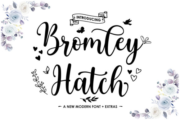 Bromley Hatch Script: A Sweet Handwritten Font with Natural Flair