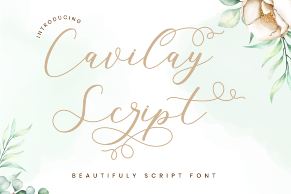Cavilay Script: The Flowing Handwritten Font for Elegant Designs