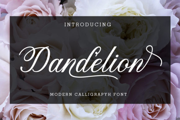 Dandelion Script: An Elegant Font for Modern Designers