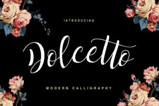 Dolcetto Script: A Modern Calligraphy Typeface for Luxury
