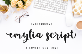 Emylia Script: A Handwritten Font for Elegant Designs