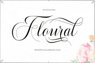 Floural Script: An Elegant Calligraphy Font for Luxury Design
