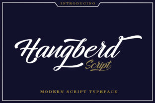 Hangberd Script: A Modern Script Font for Creative Projects