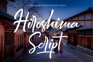 Hiroshima Script: The Casual Font with a Creative Edge