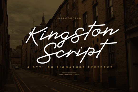 Kingston Script: A Signature Typeface with Historical Soul