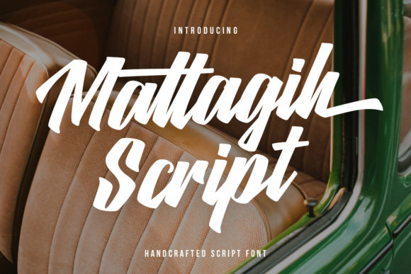 Matlagih Script: A Bold Handwritten Font with Timeless Character