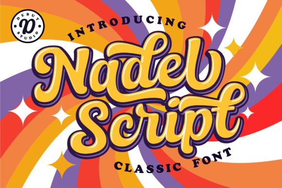 Nadel Script: The Classic Layered Font for Timeless Design