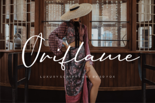Oriflame Script: A Handwritten Font with Confident Elegance
