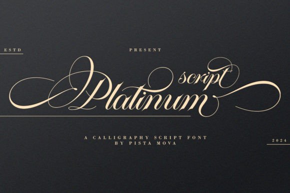 Platinum Script: The Elegant Typeface for Modern Design