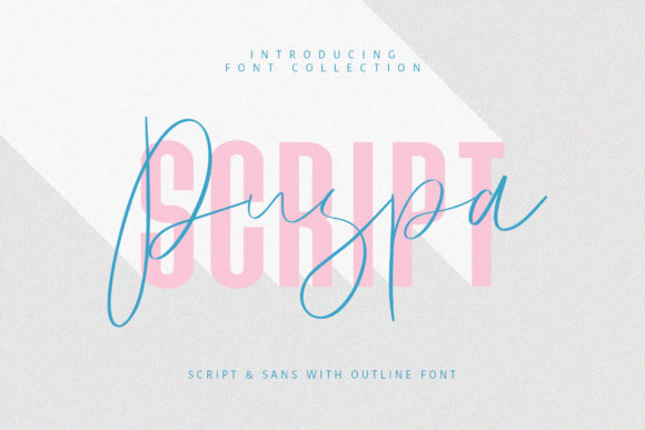 Puspa Script: The Versatile Duo Font for Modern Design