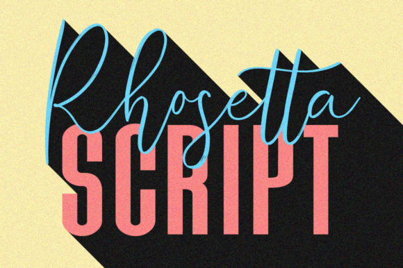 Rhosetta Script: A Font Pairing That Brings Ideas to Life