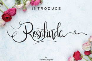 Rosalinda Script: A Modern Calligraphy Font for Authentic Design
