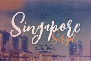 Singapore Script: A Modern Handwritten Font for Creative Projects