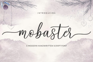 The Modern Handwritten Charm of Mobaster Script