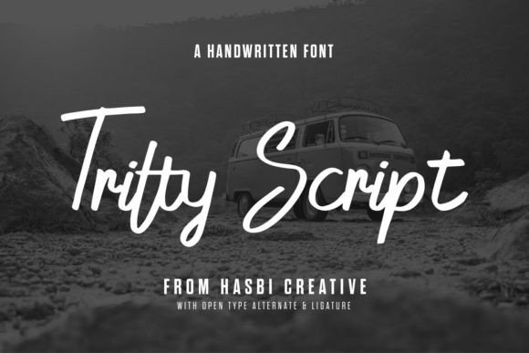 Tritty Script: A Fresh Take on Friendly Handwritten Design