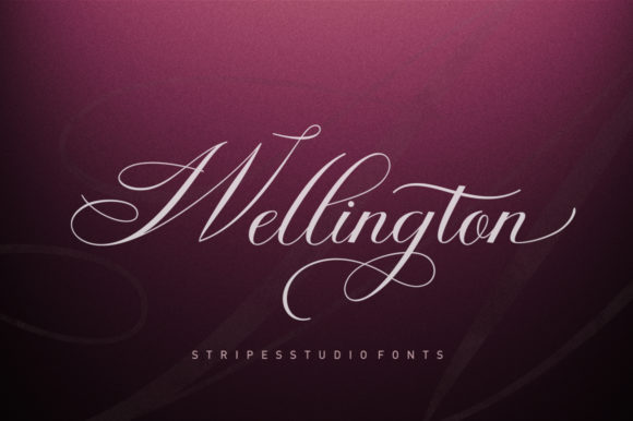 Wellington Script: A Modern Handwritten Font for Authentic Brands