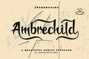 Why Ambrechild Script Is Your Go-To for Playful Elegance
